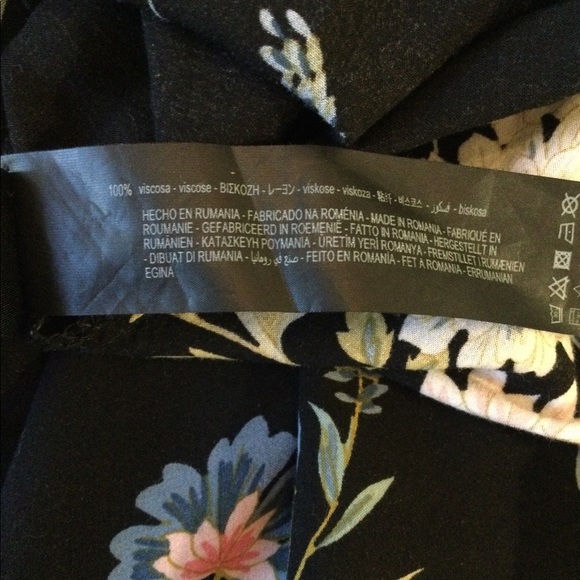 Zara Floral Black Maxi Dress - Picture 13 of 16